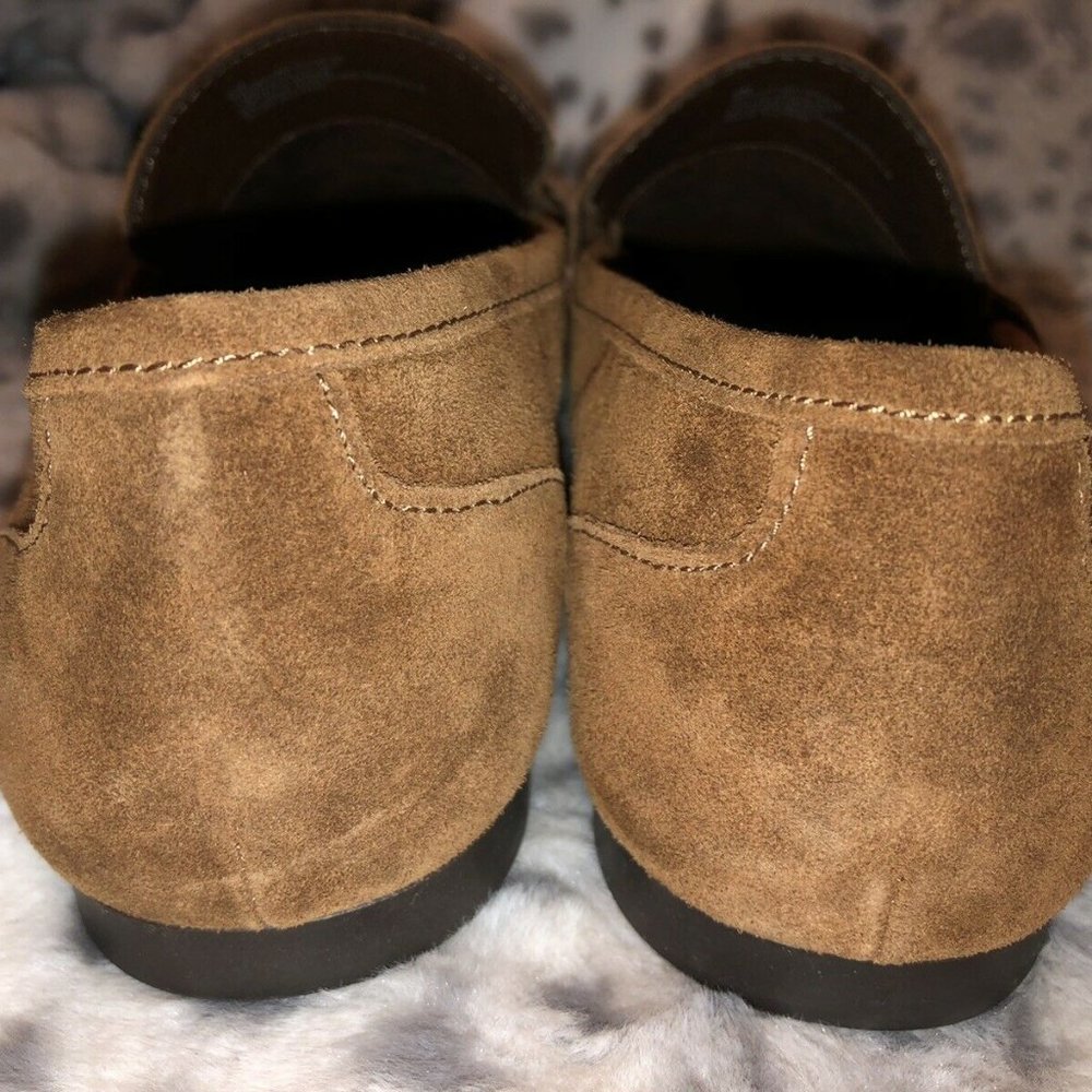 Born Brown Suede Ladies Loafers Size 9 - Picture 4 of 5